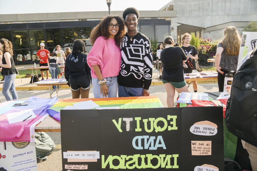 The Equity and Inclusion Office at the Involvement Fair.